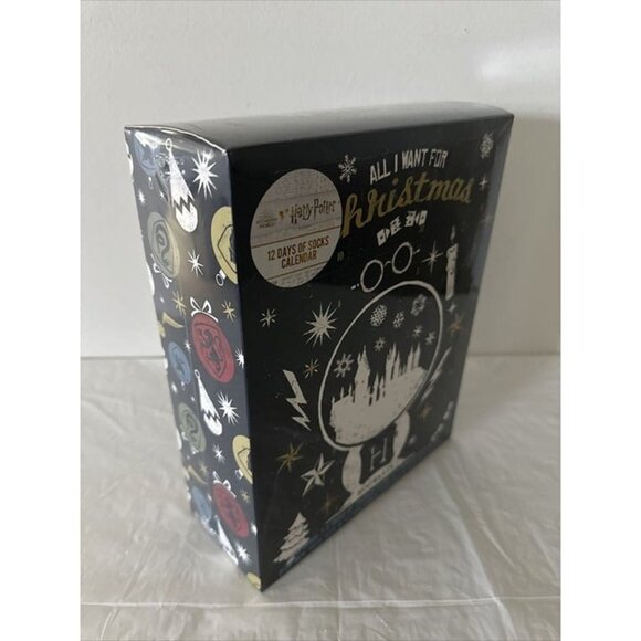 Harry Potter Advent Calendar Christmas 12 Days of Socks Sz. 9-10 Unisex Hogwarts - Picture 8 of 8